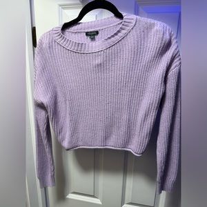 Lilac Wild and Fable Cropped Sweater
